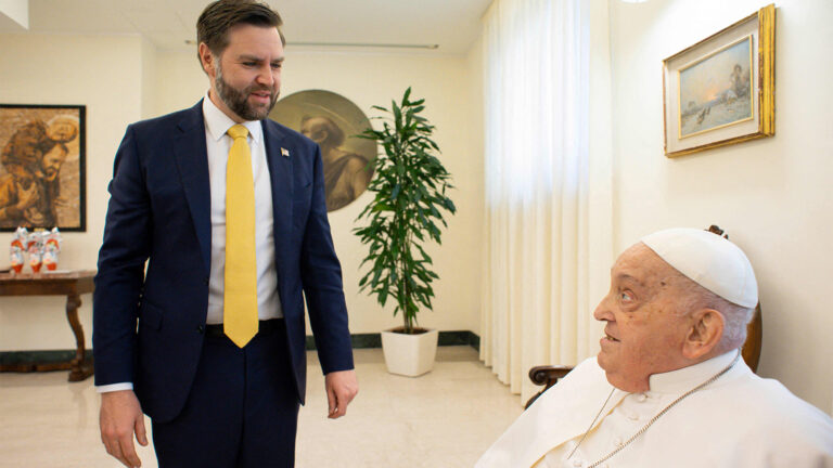 JD Vance zu Besuch beim Papst
