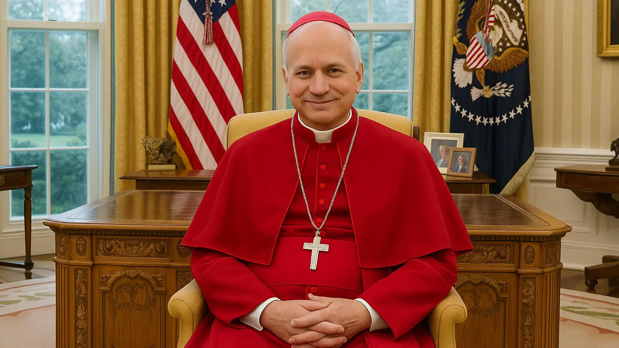 Erste Amtshandlung: Papst postet AI-Bild von sich als US-Präsident
