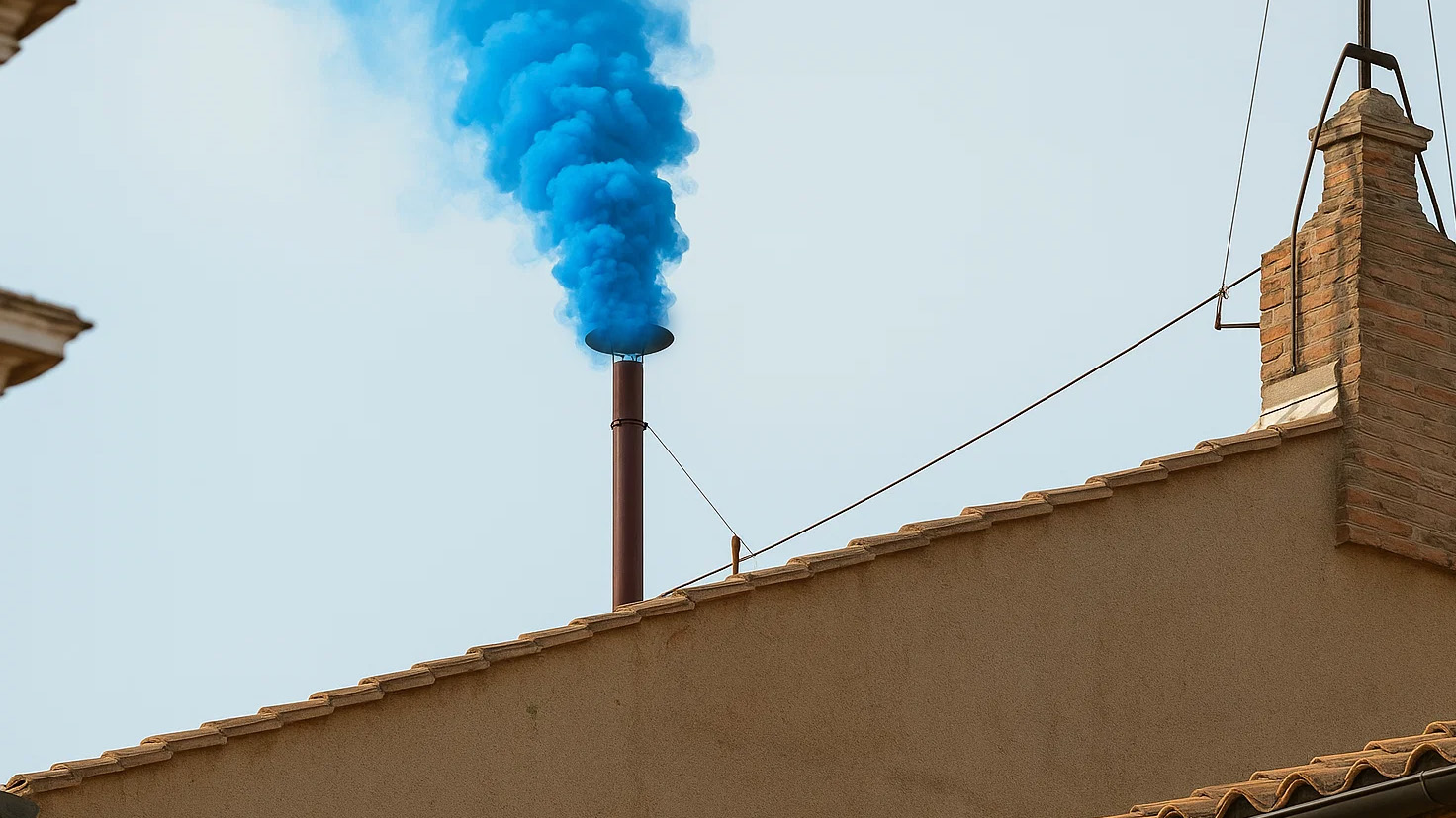 Blauer Rauch über Vatikan: Es wird ein Bub
