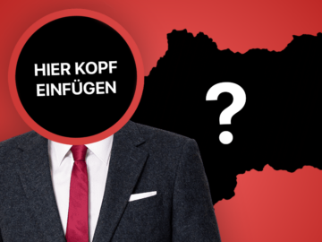 Das Bild zeigt ein geschwärztes Land mit Fragezeichen und die Shilouette eines unbekannten Mannes.