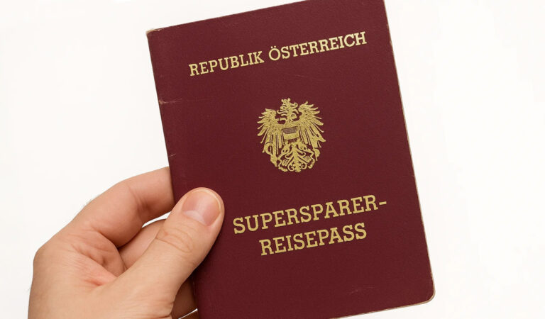 Das Bild zeigt den Supersparer Reisepass.