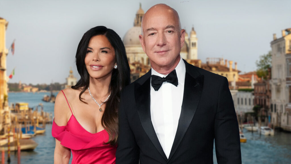 Bezos und Ehefrau Lauren Sanchez in Venedig