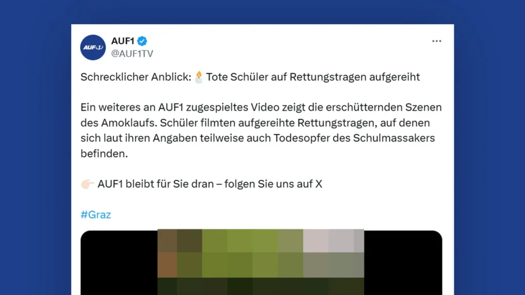 Tweet von AUF1