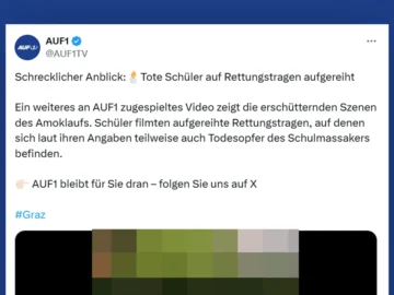 Tweet von AUF1