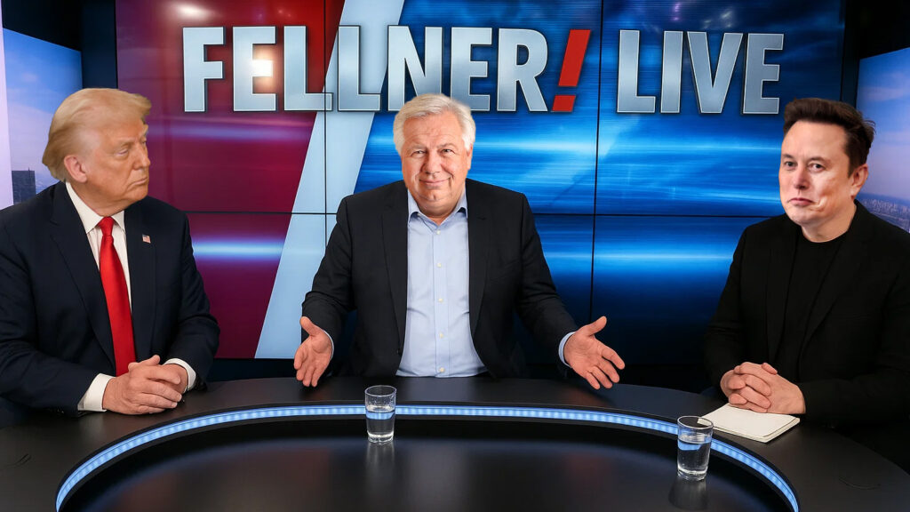 Trump und Musk im Studio bei Fellner