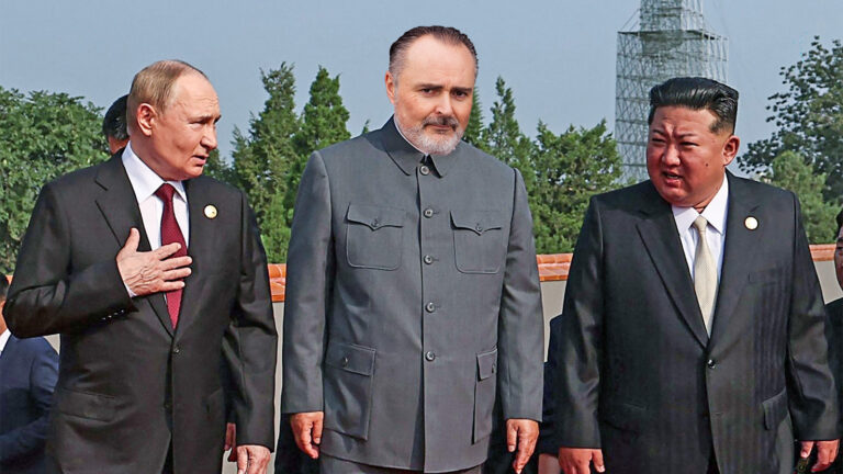 Doskozil zwischen Putin und Kim Jong-un