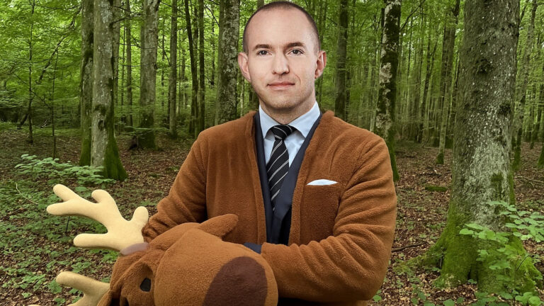 Marsalek als Elch