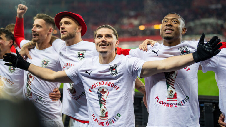 ÖFB-Team jubelt