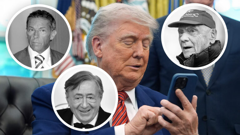 Trump am Handy