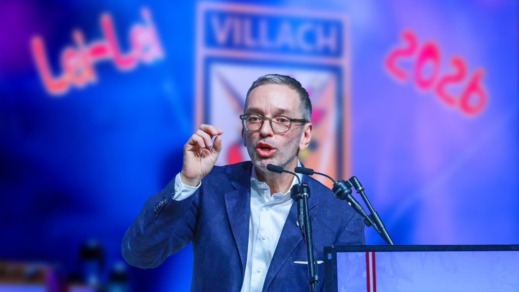 Kickl spricht beim Villacher Fasching