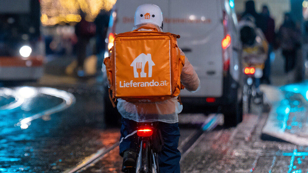 Lieferando-Fahrer