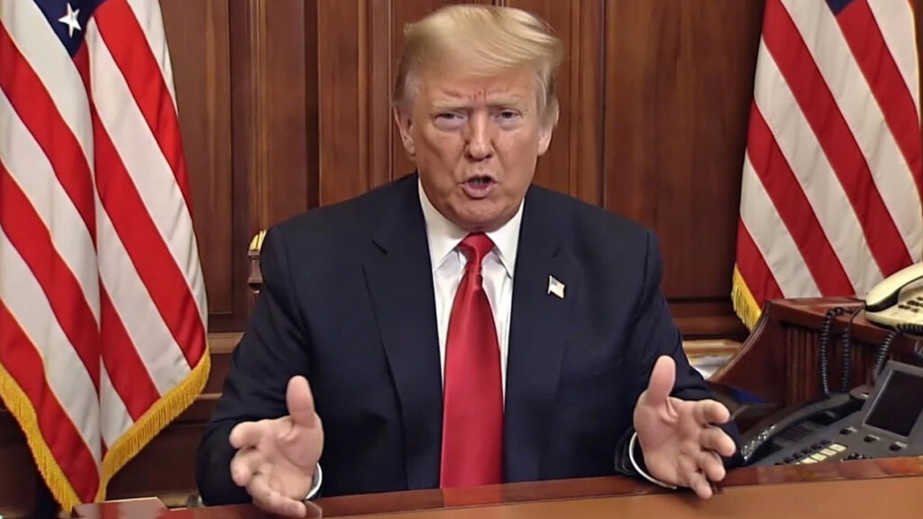 Trump hält Rede
