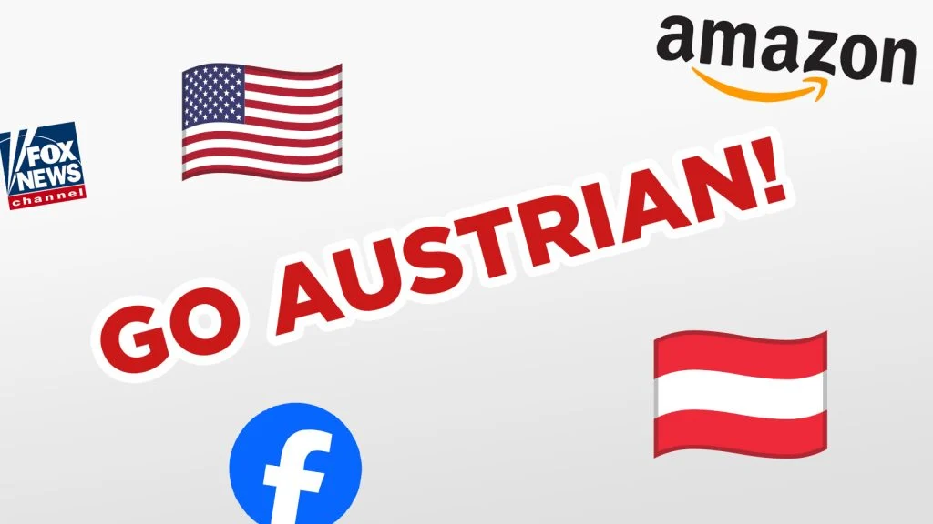 Logos von US-Produkten