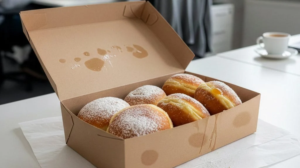 Krapfen im Büro