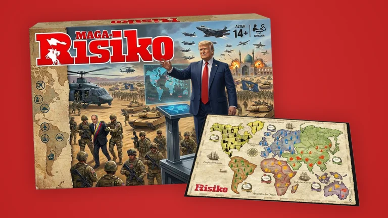 Das Bild zeigt eine MAGA-Risiko-Verpackung.