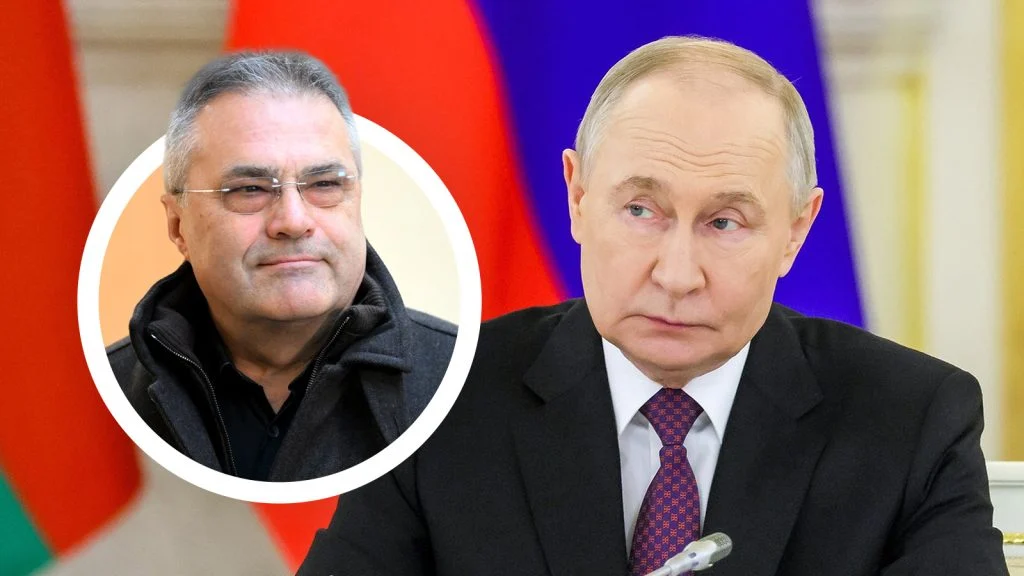 Das Bild zeigt Ott und Putin.