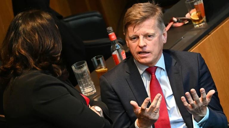 Das Bild zeigt Veit Dengler im Parlament.