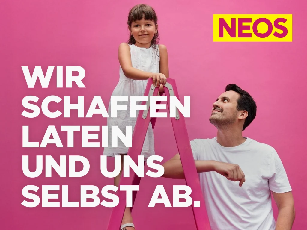  Sujet-Text: "Wir schaffen Latein und uns selbst ab"